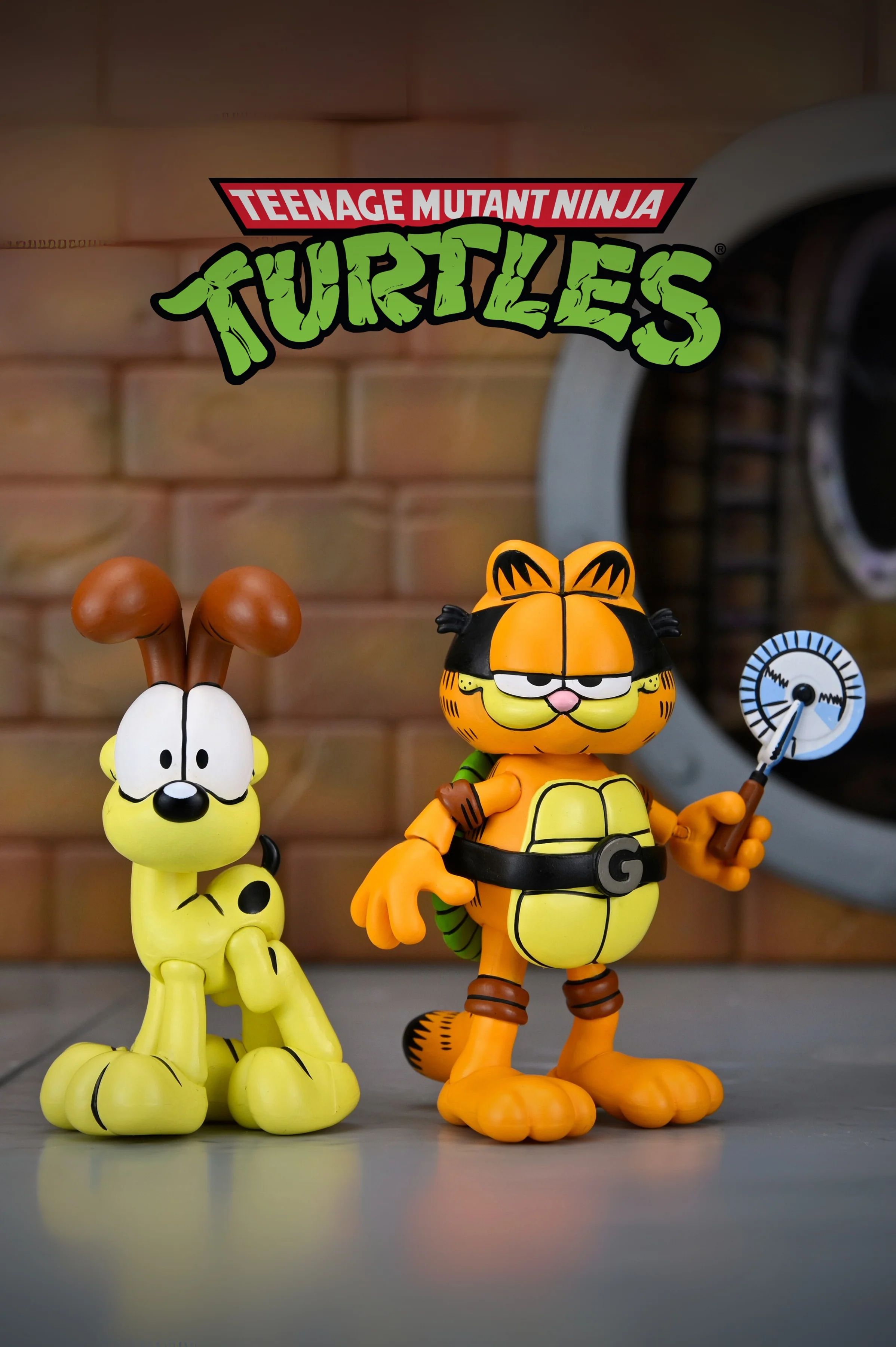 Teenage Mutant Ninja Turtles (Archie Comics) x Garfield Ultimate Garfello & Odie Action Figures
