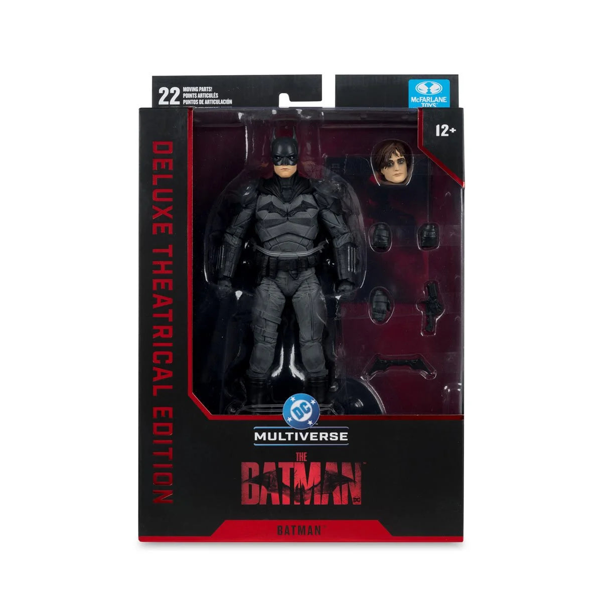 DC Multiverse Deluxe Theatrical Edition Wave 5 The Batman 2022 Batman Action Figure By Mcfarlane