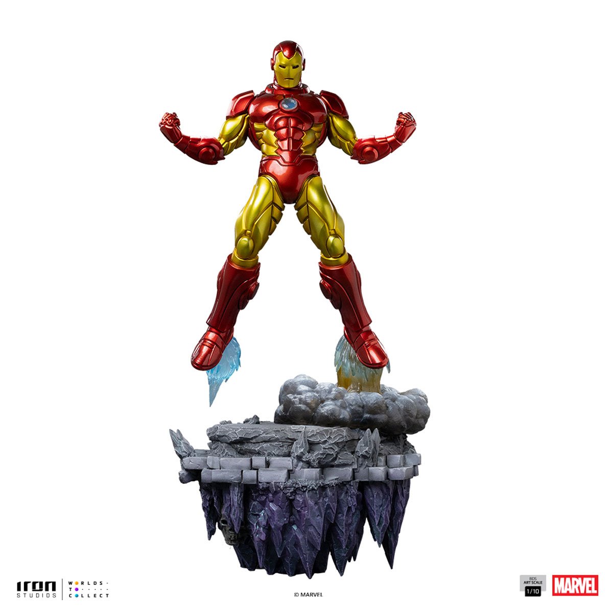 Iron Man Infinity Gauntlet Battle Diorama 1/10 Art Scale Limited Edition Statue By Iron Studios