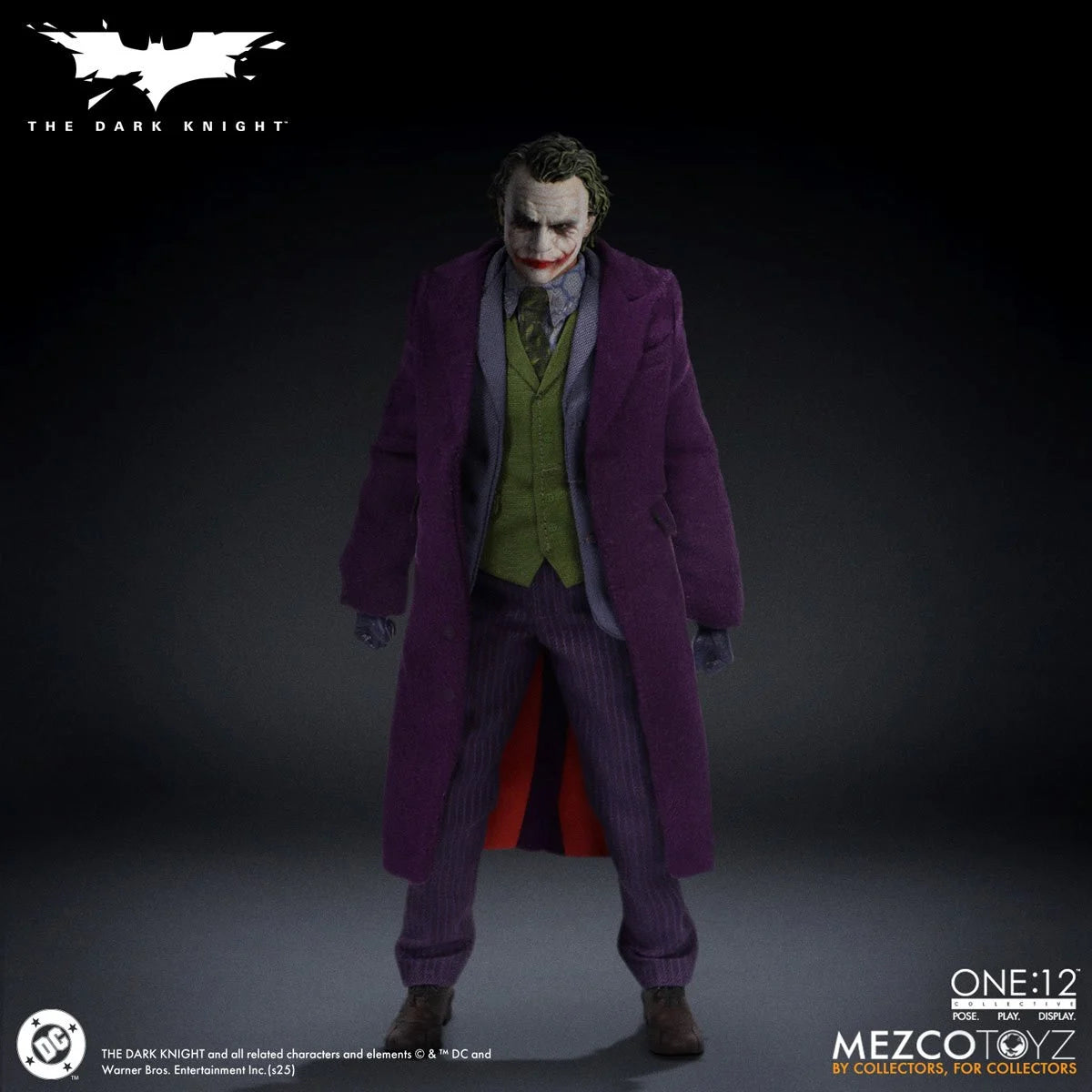 The Dark Knight Joker One:12 Collective Action Figure by Mezco