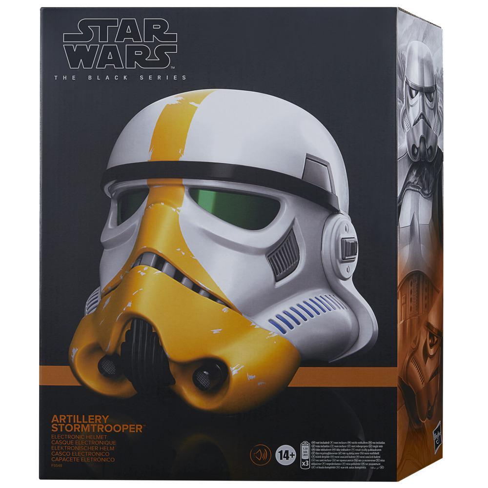 Star Wars The Black Series The Mandalorian Artillery Stormtrooper Premium Electronic Helmet