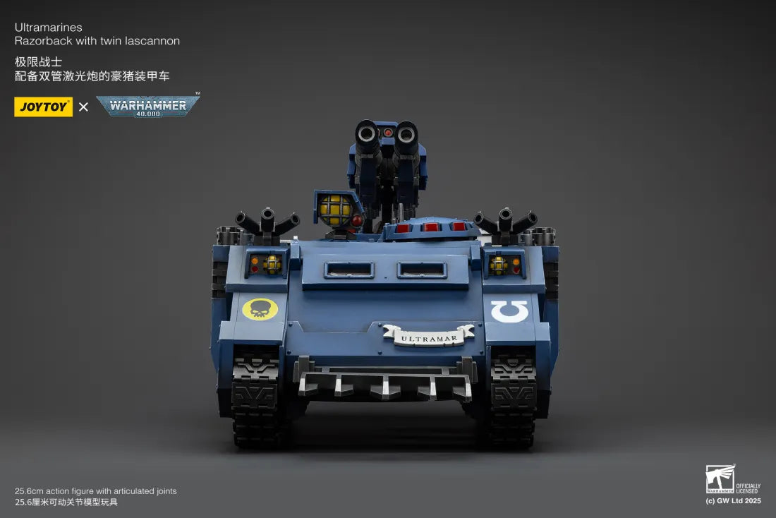 Warhammer 40K Ultramarines Razorback with Twin Lascannon 1/18 Scale Vehicle