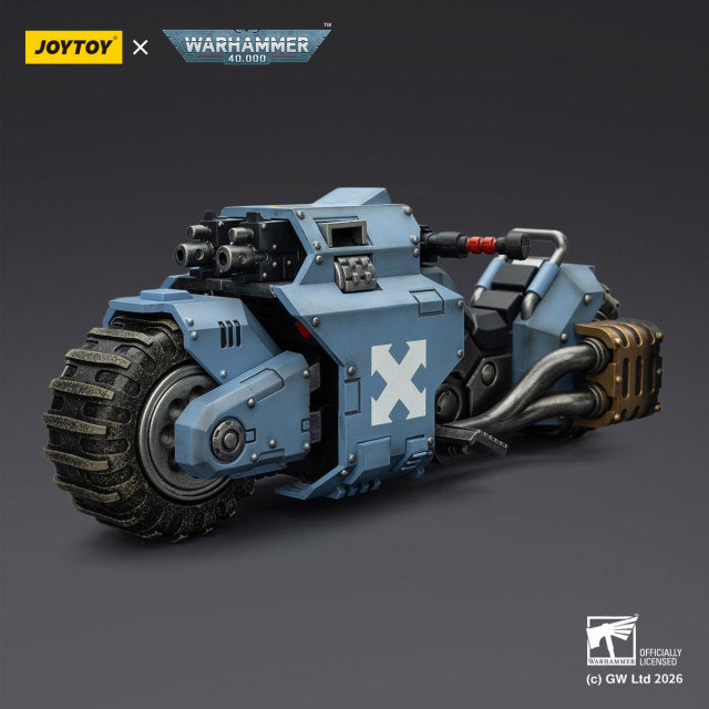 Warhammer Space Wolves Raider-pattern Combat Bike with twin-linked bolt rifles