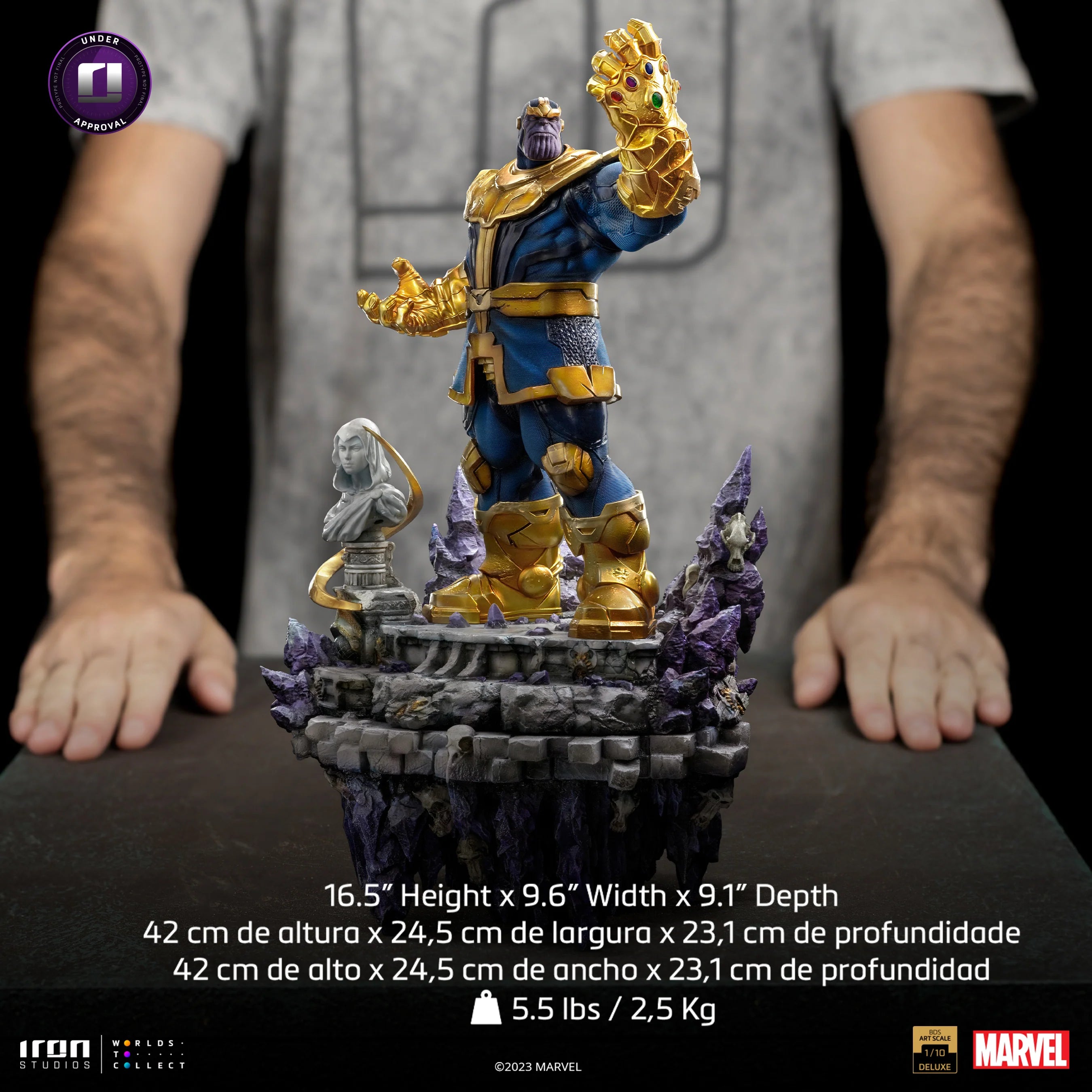 Thanos Infinity Gauntlet Diorama by Iron Studios