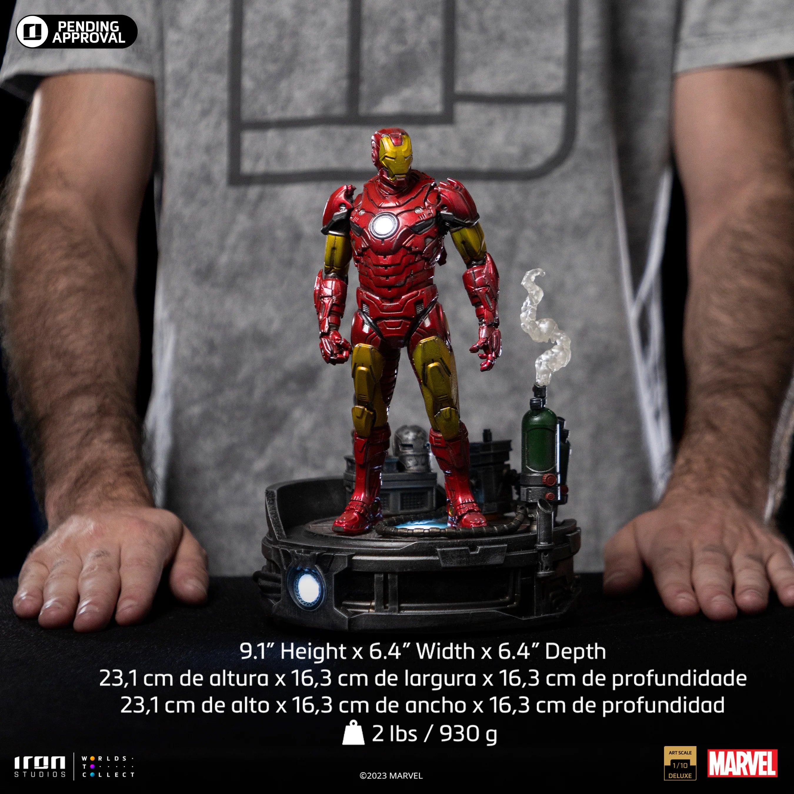 Iron Man Unleashed Statue by Iron Studios