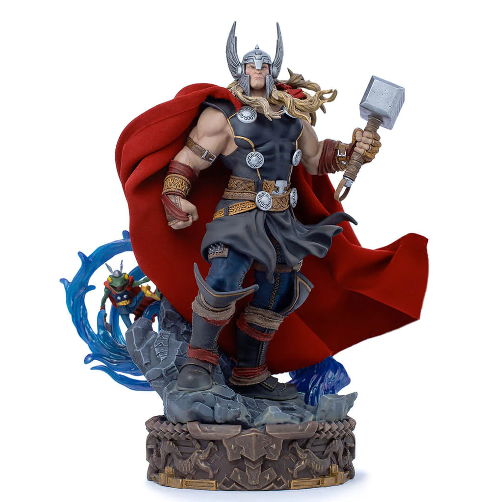 Statue Thor Last Level Custom – Marvel, Résine Illuminée, édition Limitée (occasion)