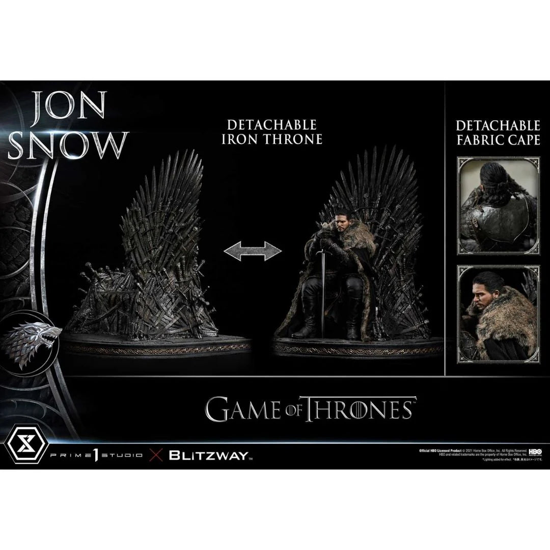 Game Of Thrones Jon Snow 1/4th Scale Figure by Prime1 Studios