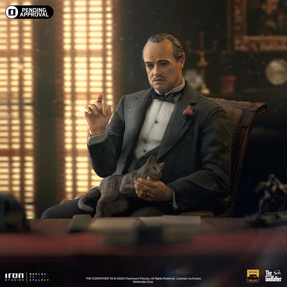 Don Vito Corleone The Godfather Deluxe 1:10 Scale Statue By Iron Studios