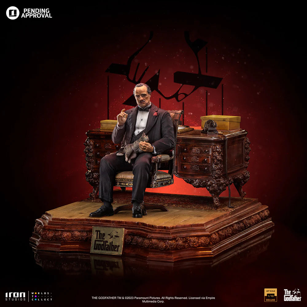 Don Vito Corleone The Godfather Deluxe 1:10 Scale Statue By Iron Studios