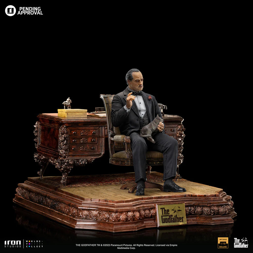 Don Vito Corleone The Godfather Deluxe 1:10 Scale Statue By Iron Studios