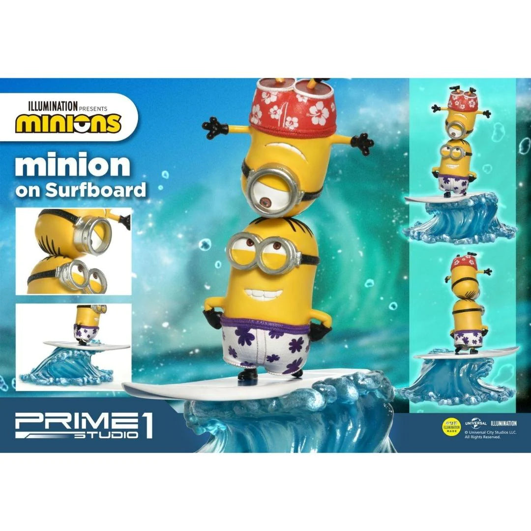 Minions on Surfboard Diorama By Prime 1 Studio