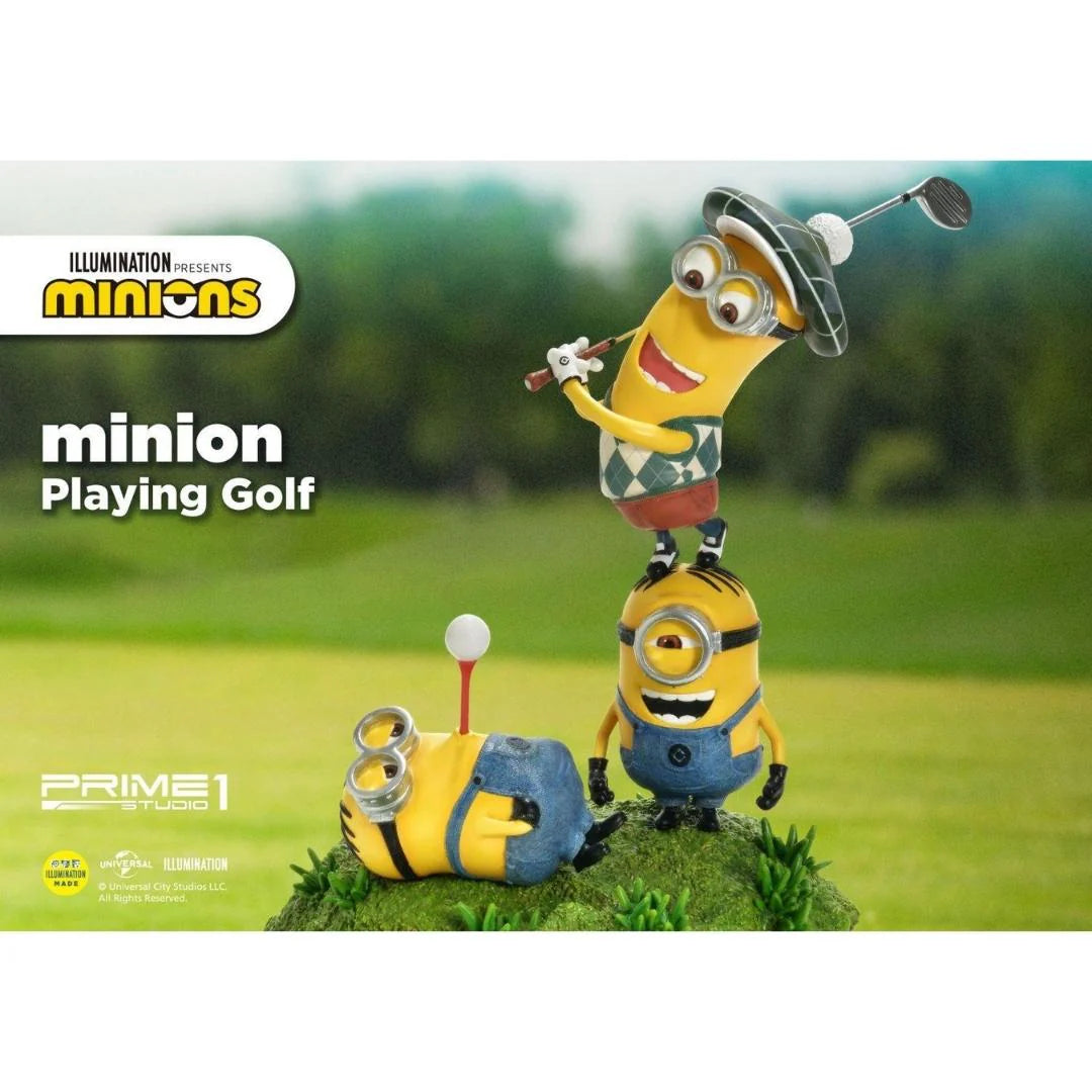 Minions Playing Golf Diorama by Prime 1 Studio