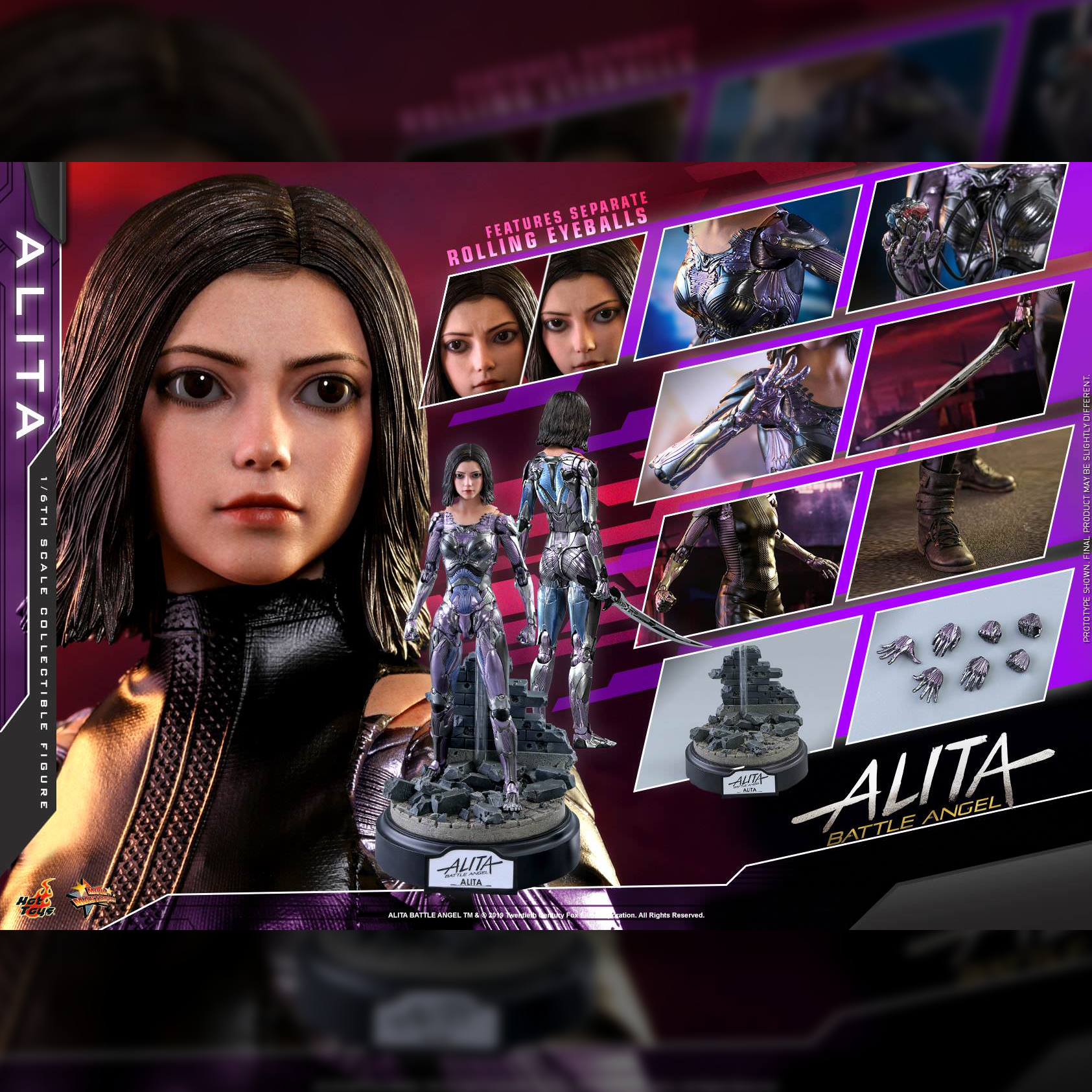 Alita (Battle Angel) Sixth Scale Figure by Hot Toys