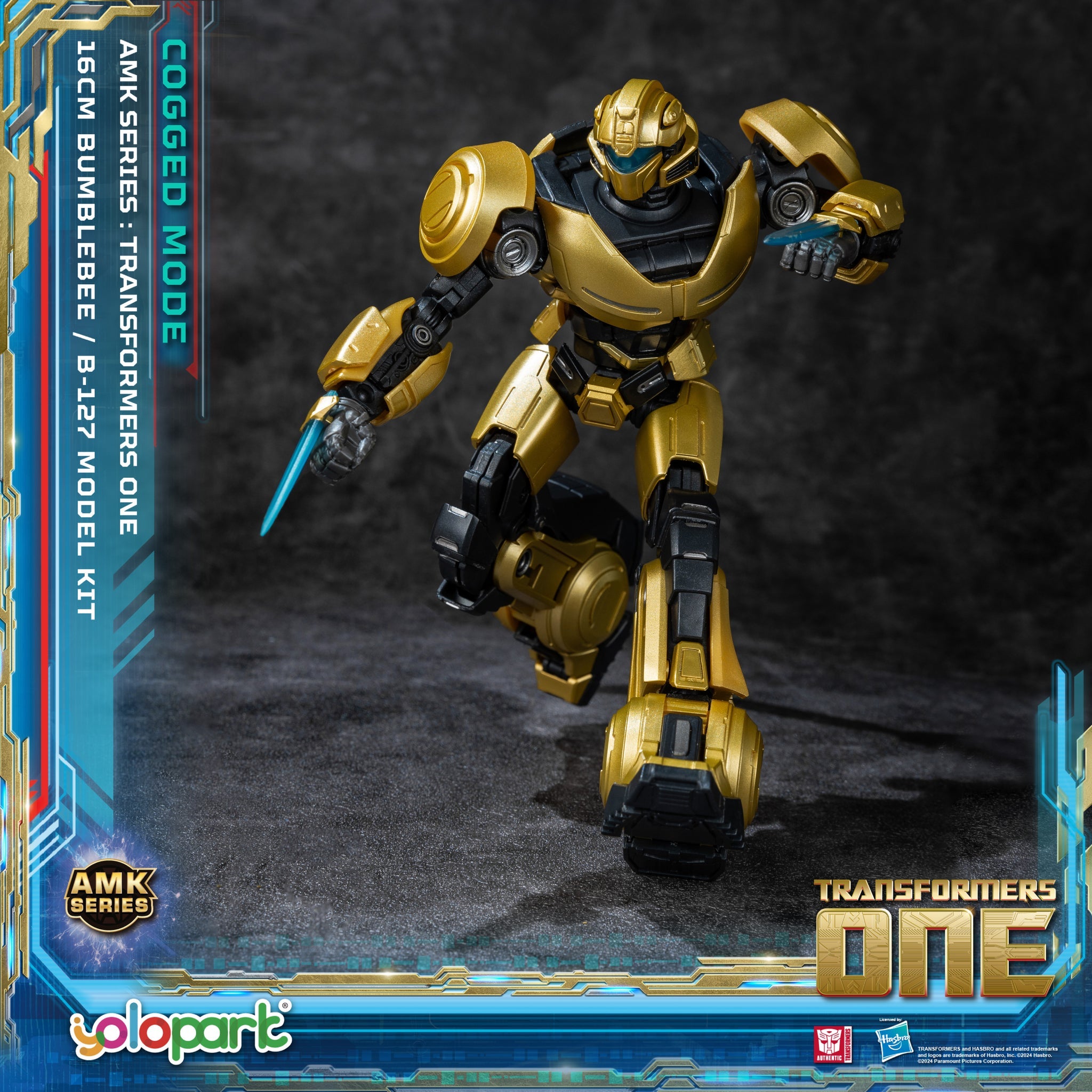 TRANSFORMERS ONE Bumblebee/B-127(Cogged Mode) AMK Series Model Kit By Yolopark