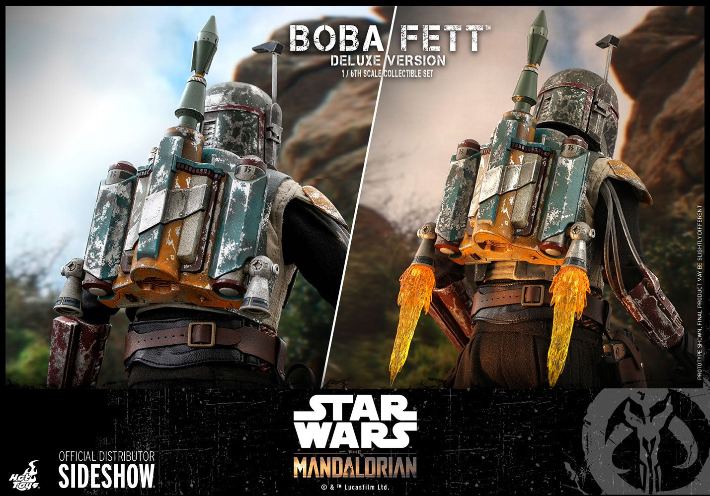 Boba Fett Deluxe Version Set By Hot Toys