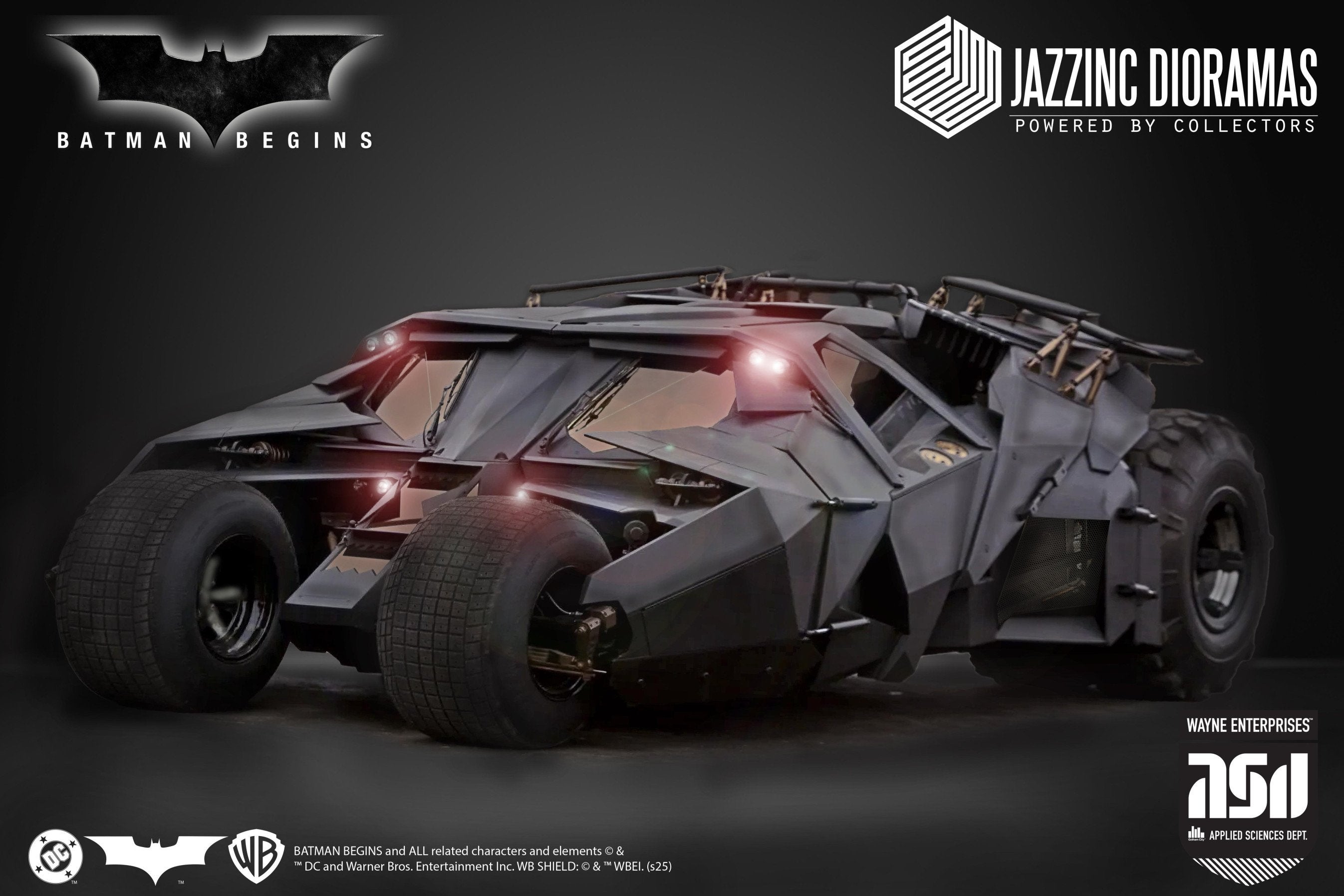 The Batman Begins Black “Stealth” Tumbler ⅙ Scale Batmobile By
