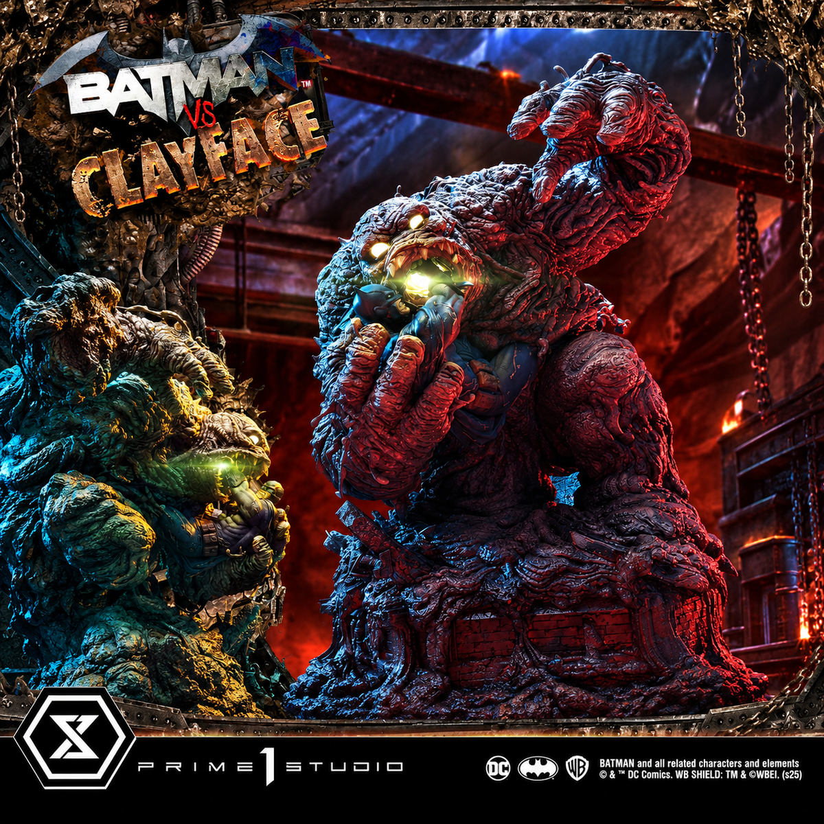 BATMAN VS CLAYFACE 1/4 Statue By Prime 1 Studio