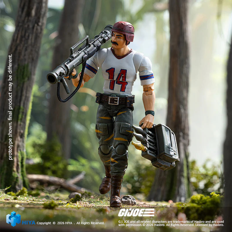HIYA Exquisite Mini Series 1/18 Scale G.I.Joe BAZOOKA Tiger Force Version Action Figure