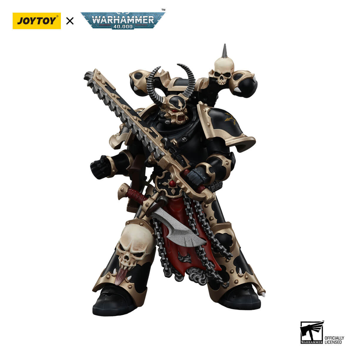 Warhammer 40,000 Chaos Space Marines Black Legion Chosen with Combi-Weapon and Chainsword