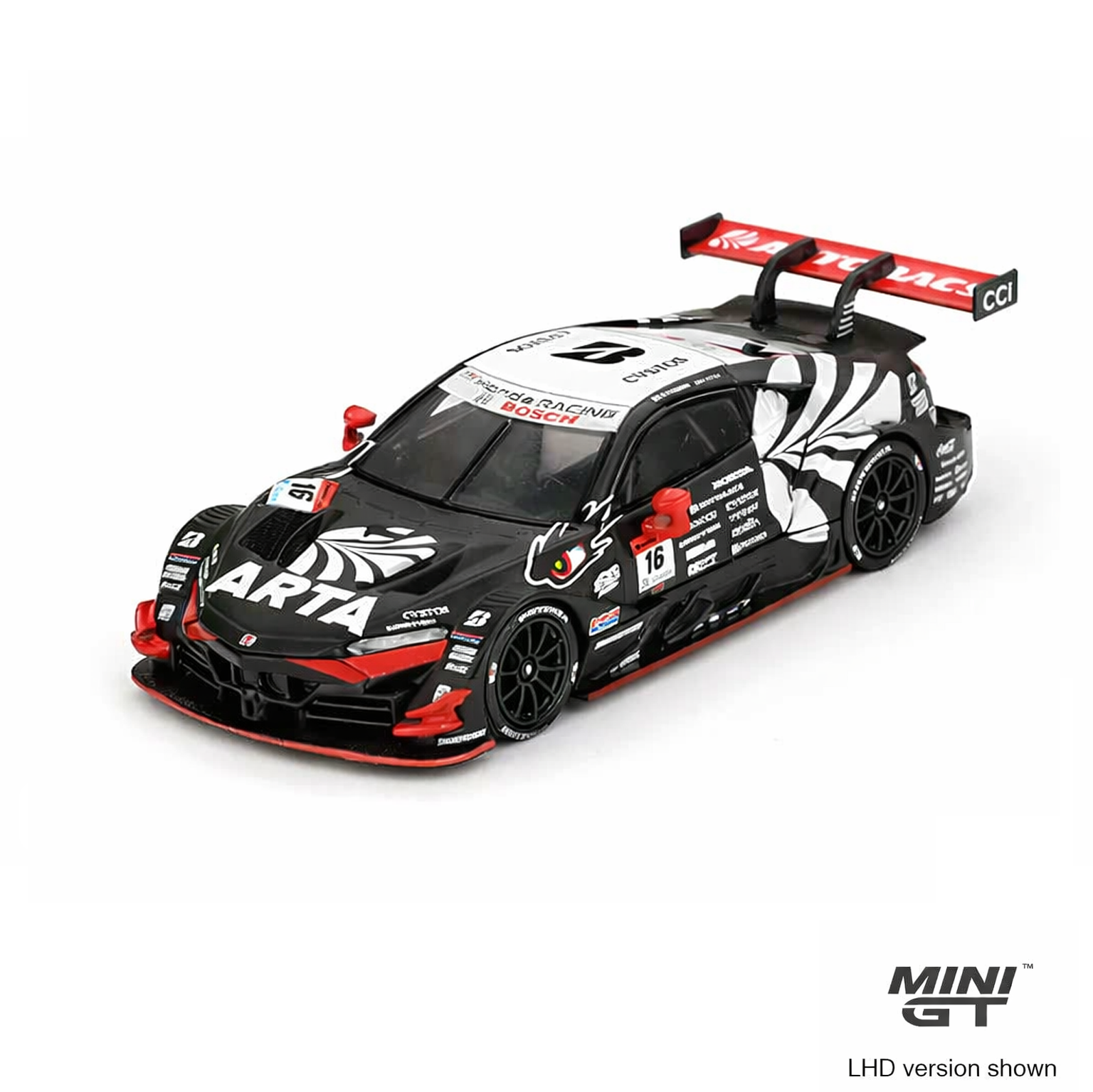 Honda NSX-GT 'Type S' GT500 #16 ARTA Mugen NSX-GT Japan Exclusive by MINI GT