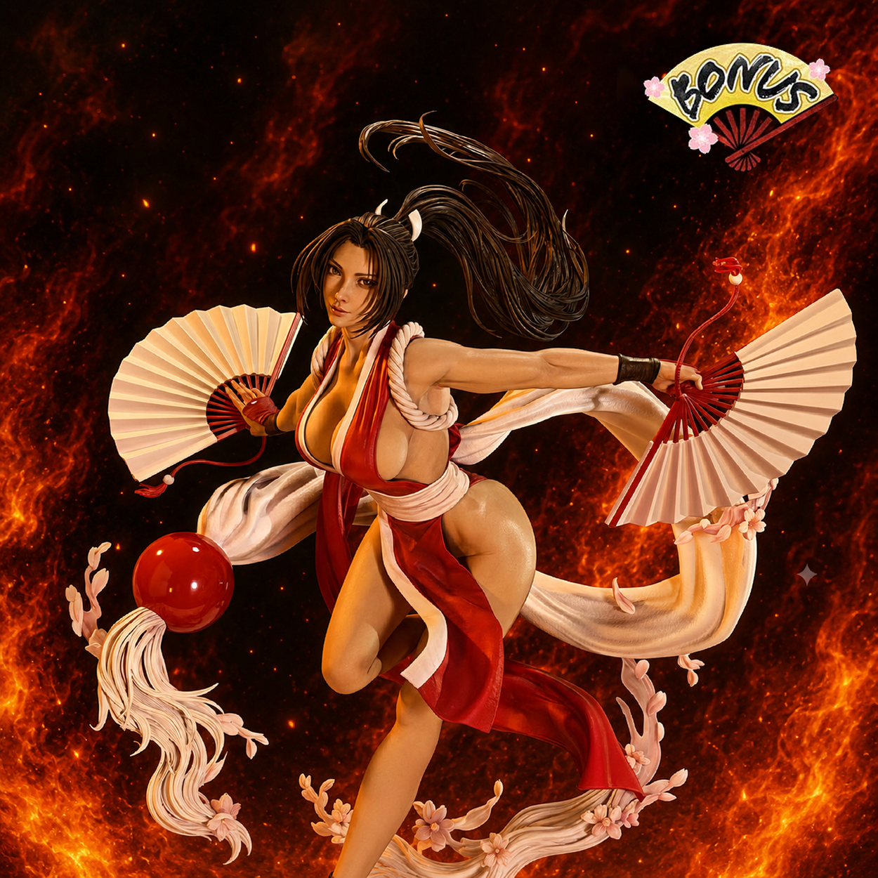 THE KING OF FIGHTERS '98 MAI SHIRANU Ultimate Bonus Version Statue by Prime 1 Studio