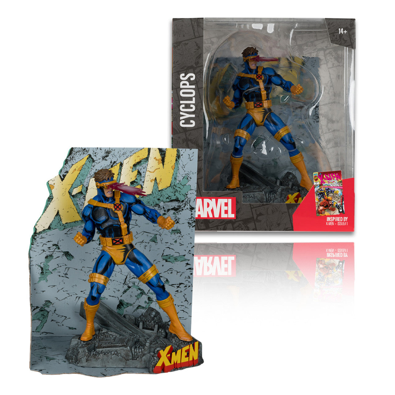 Cyclops (X-Men #1) Collectible Figure w/Scene by McFarlane