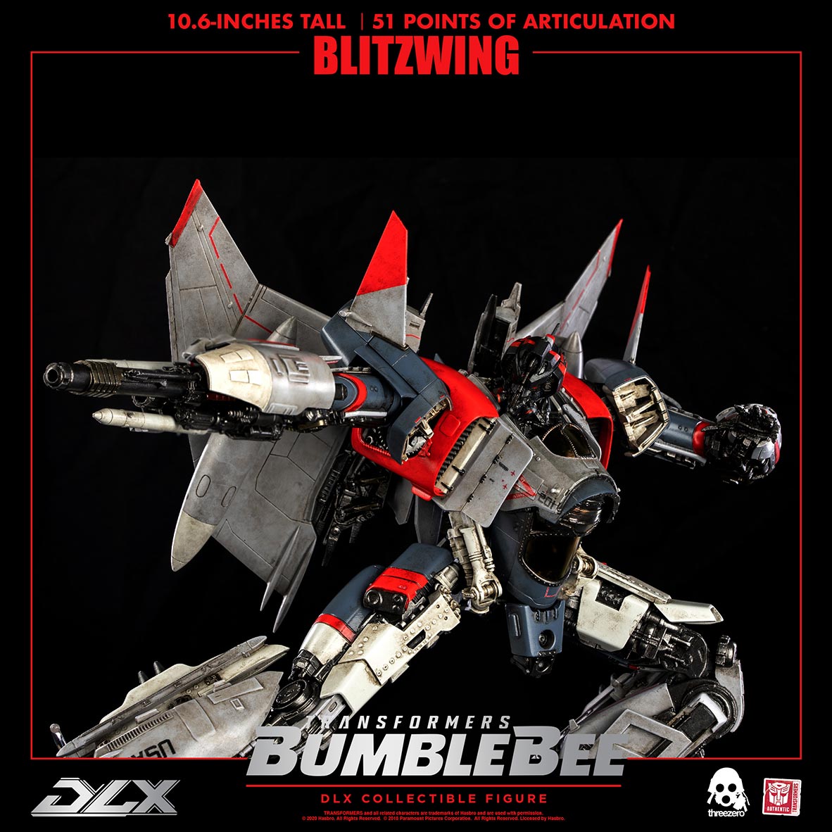 Transformers Bumblebee DLX Blitzwing By Threezero