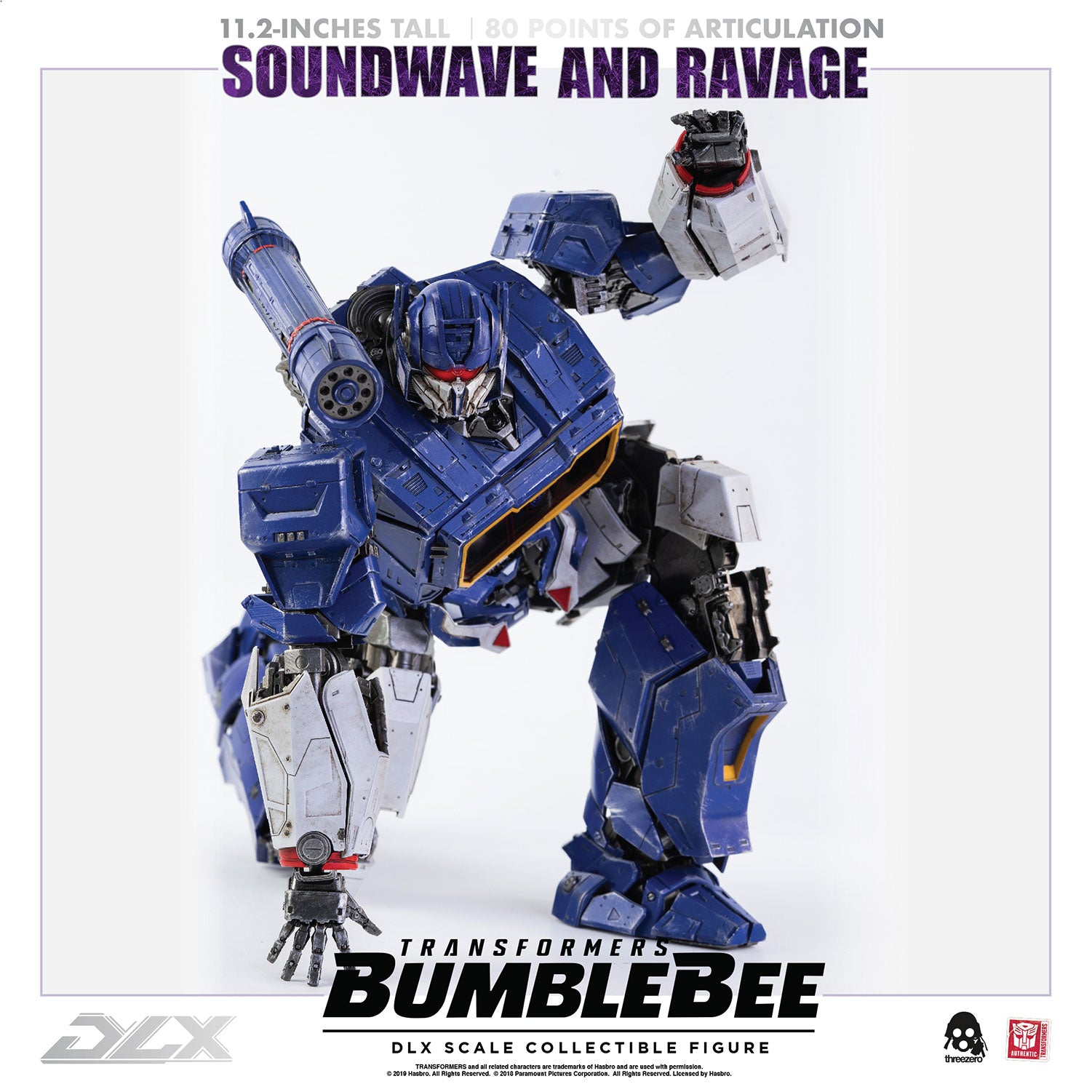 Transformers Bumblebee Dlx Soundwave And Ravage By Threezero