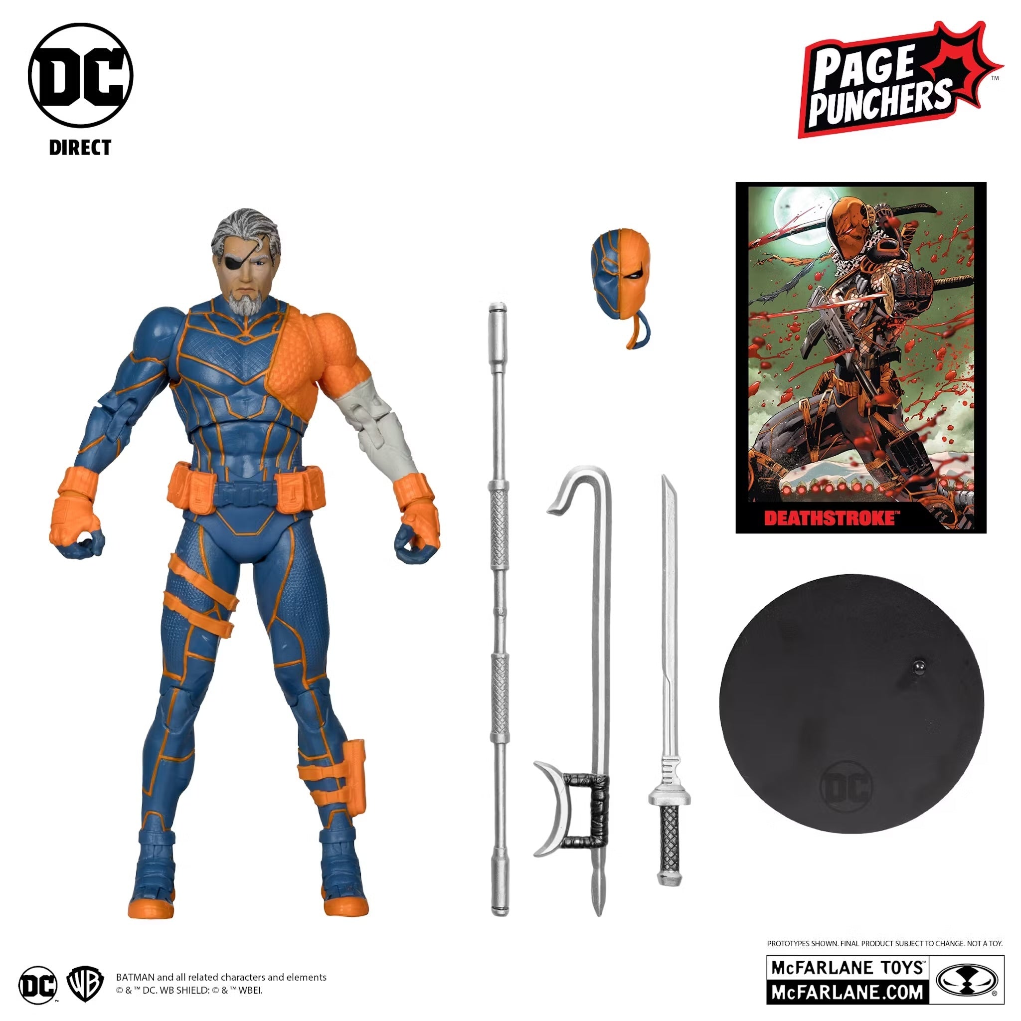 Deathstroke (DC Page Punchers: DC Rebirth) Platinum Figure