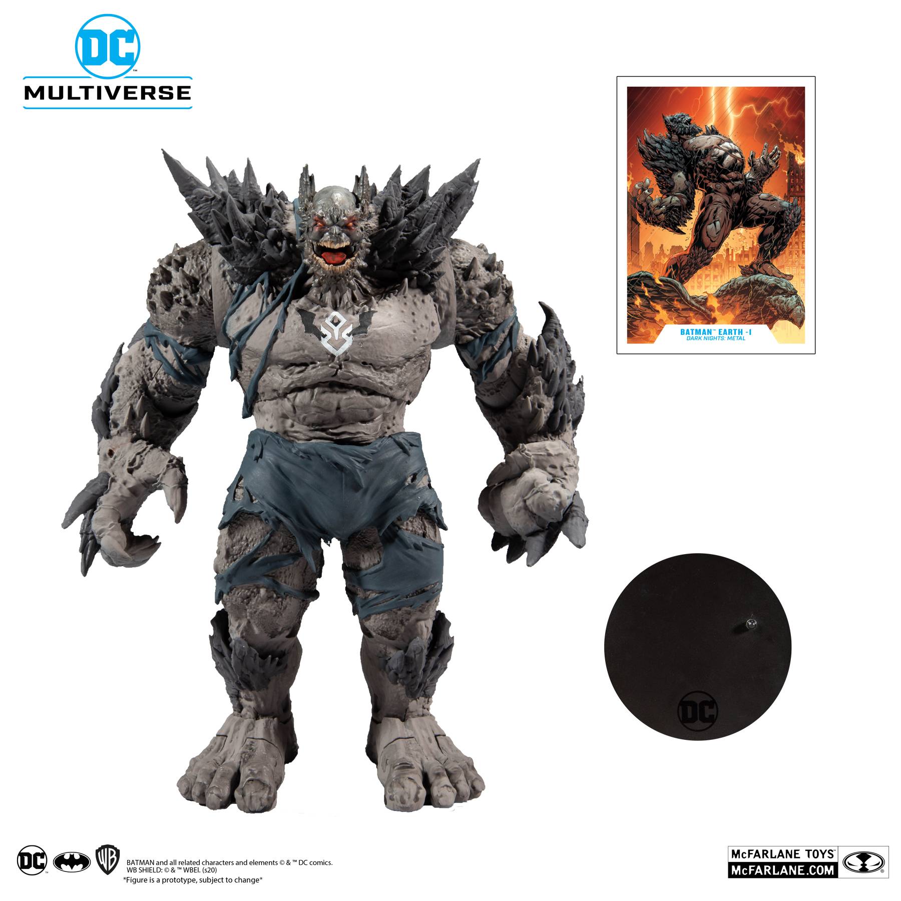 Dark Nights Metal Earth-1 Batman Devastator Action Figure by McFarlane