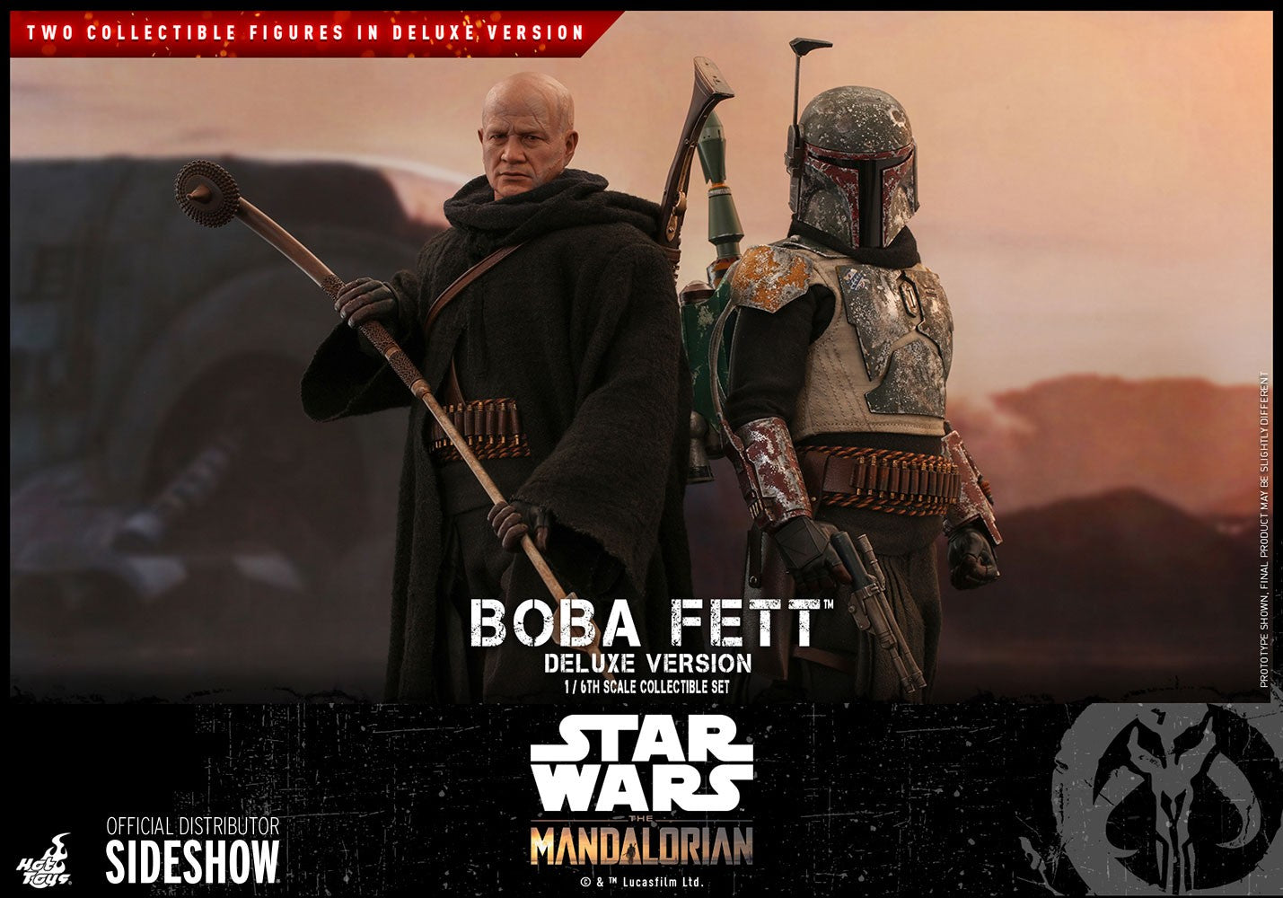 Boba Fett Deluxe Version Set By Hot Toys