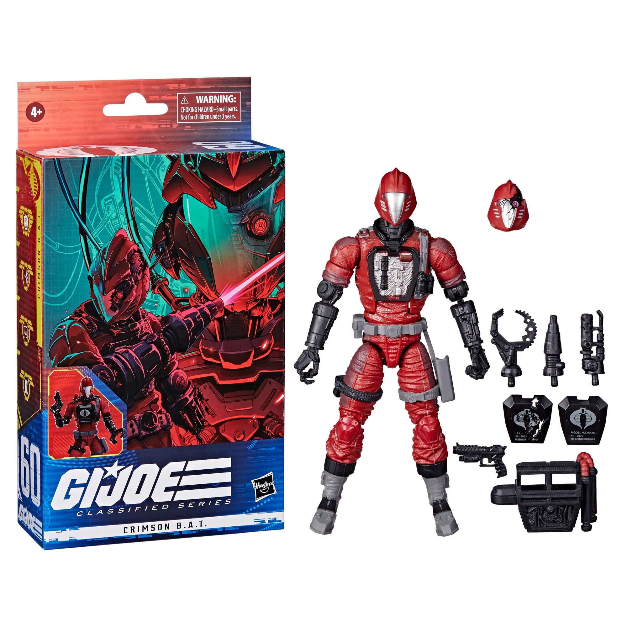 G.I. Joe Classified Series CRIMSON B.A.T. Action Figure