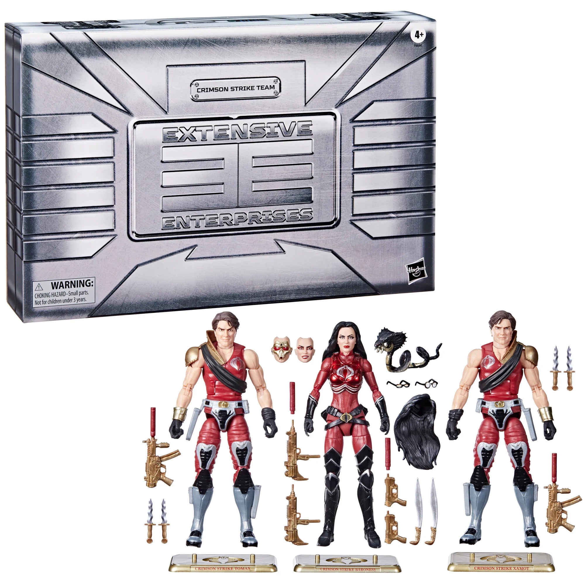 G.I. Joe Classified Series Crimson Strike Team: Baroness, Tomax, & Xamot, 82