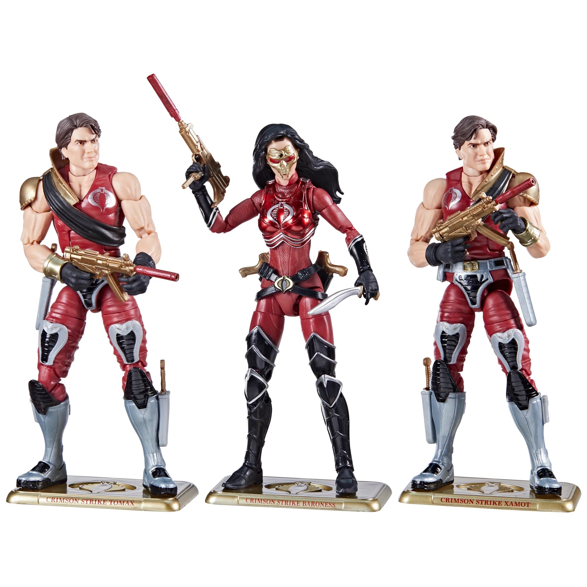 G.I. Joe Classified Series Crimson Strike Team: Baroness, Tomax, & Xamot, 82