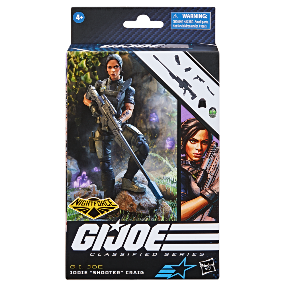 G.I. Joe Classified Nightforce Jodie "Shooter" Craig, 90 Action Figure