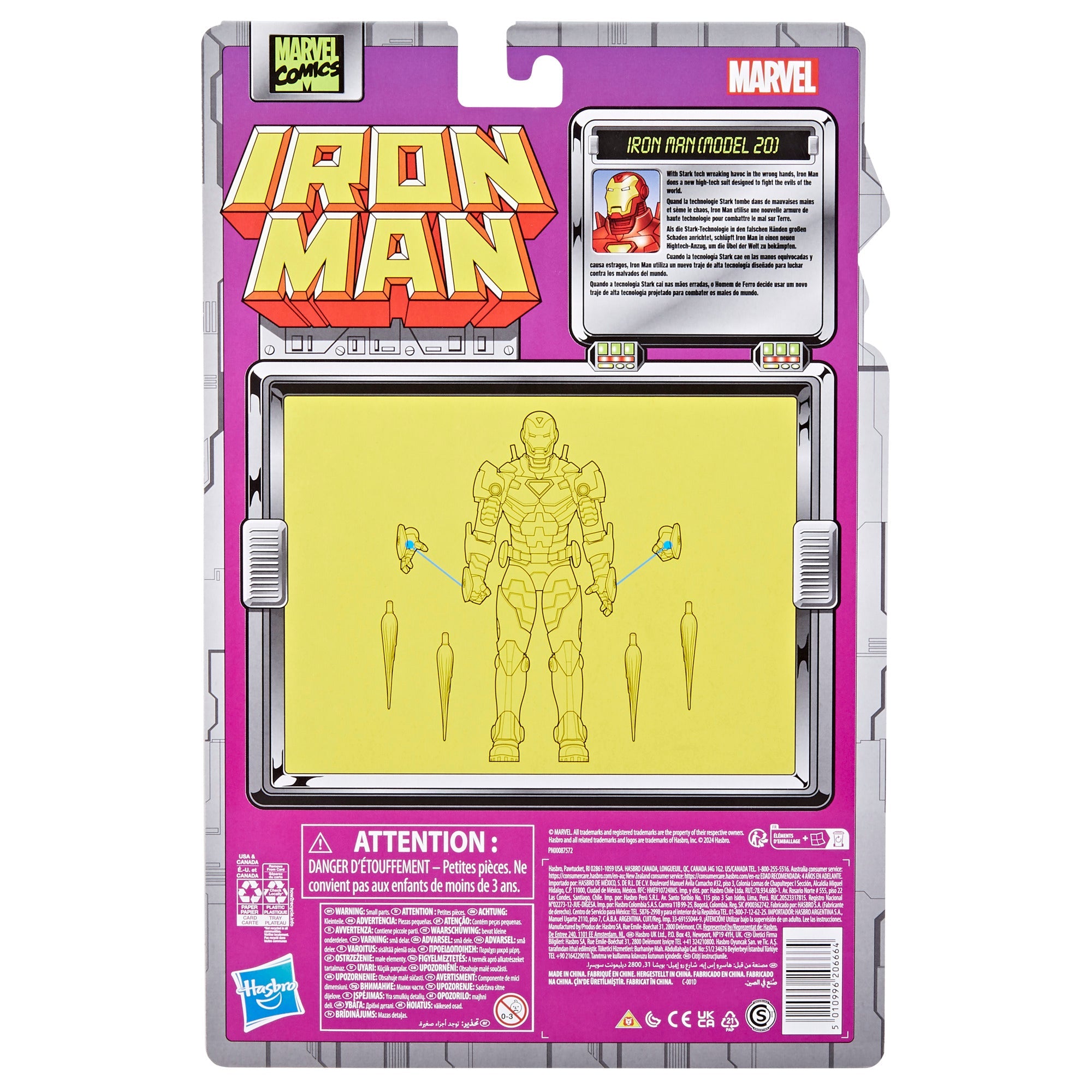 Marvel Legends Iron Man (Model 20) Retro Comics figure