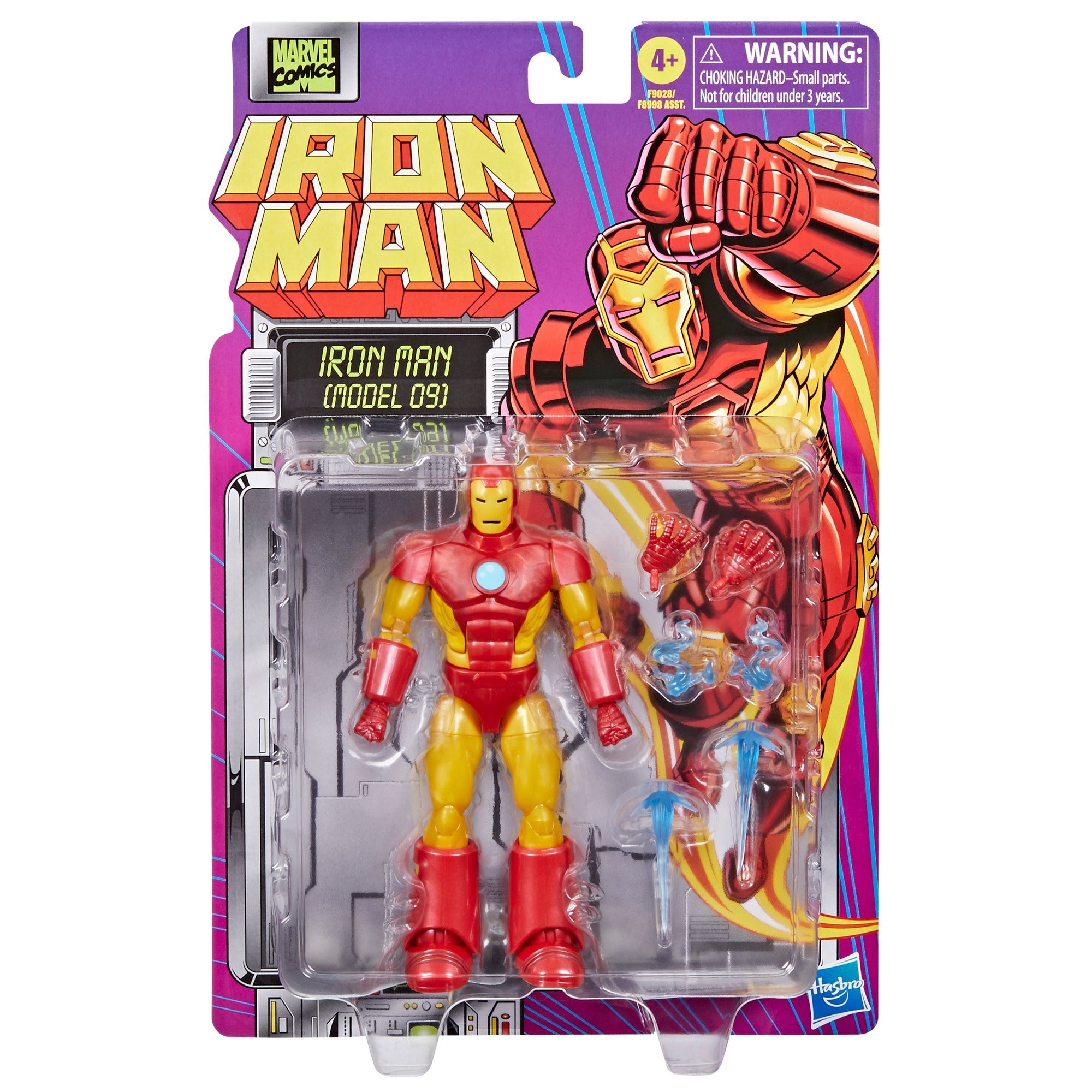 Marvel Legends Iron Man (Model 09) Retro Comics figure