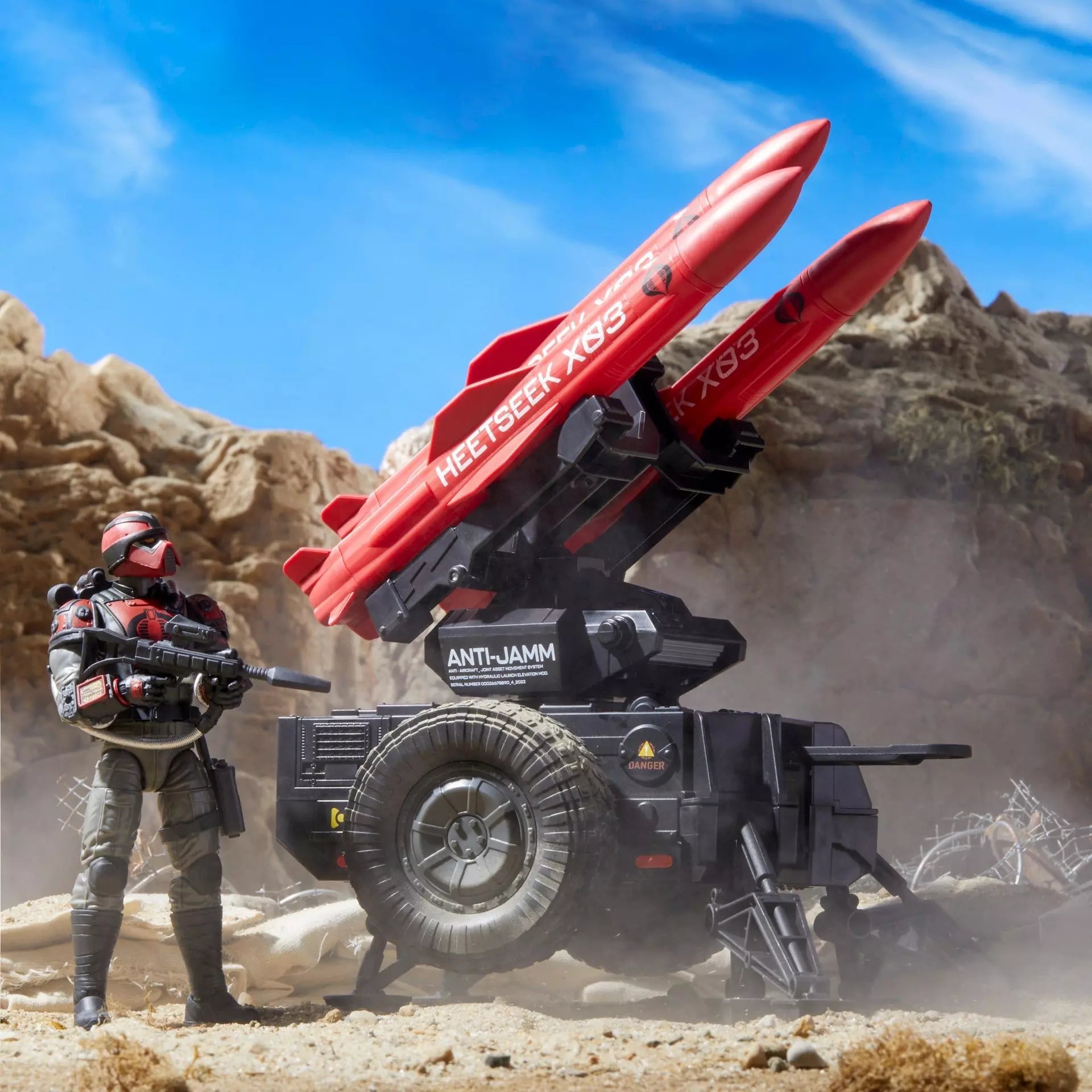 G.I. Joe Classified Series Action Figure Techno‑Viper & H.I.S.S. Missile System