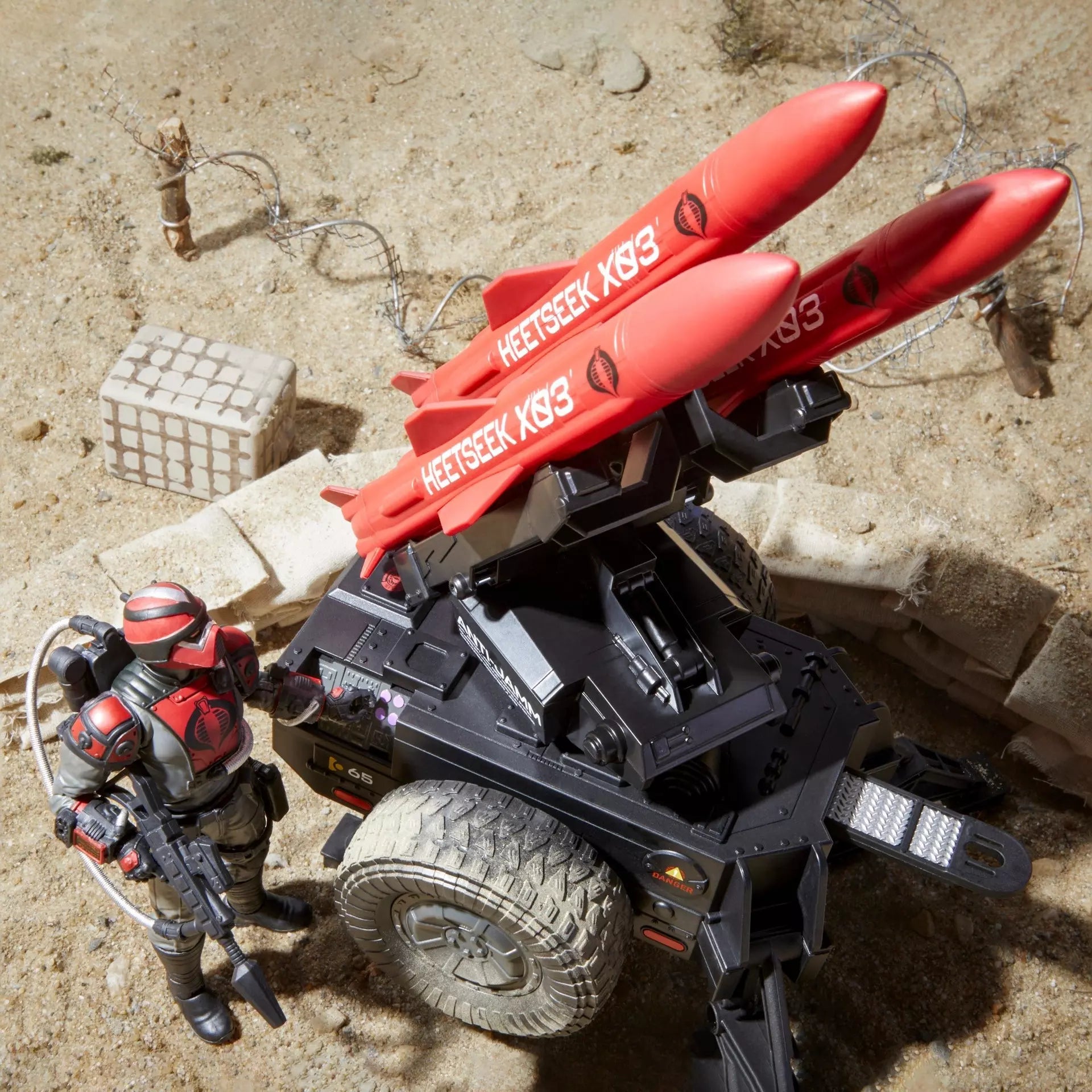 G.I. Joe Classified Series Action Figure Techno‑Viper & H.I.S.S. Missile System