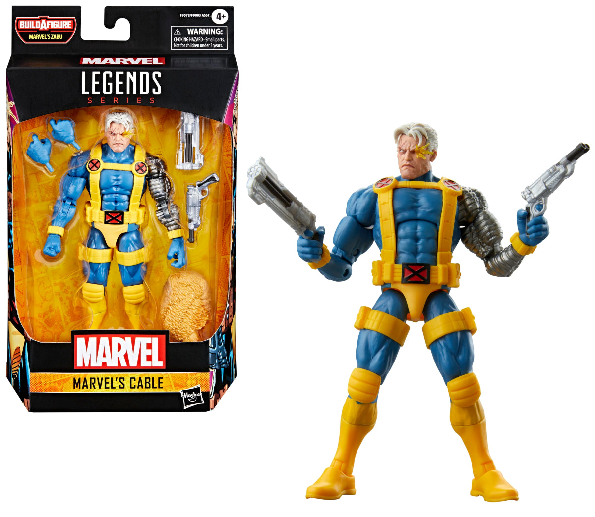 X-Men Marvel Legends Cable Action Figure (Marvel's Zabu BAF)