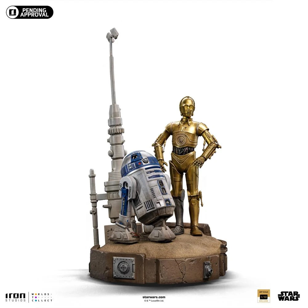 C-3PO and R2-D2 Deluxe 1:10 Scale Statue by Iron Studios