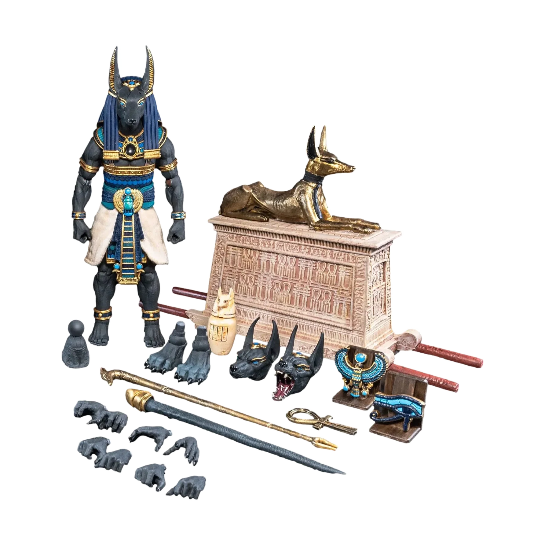 Figura Obscura Anubis (Black and Blue Ver.) Action Figure