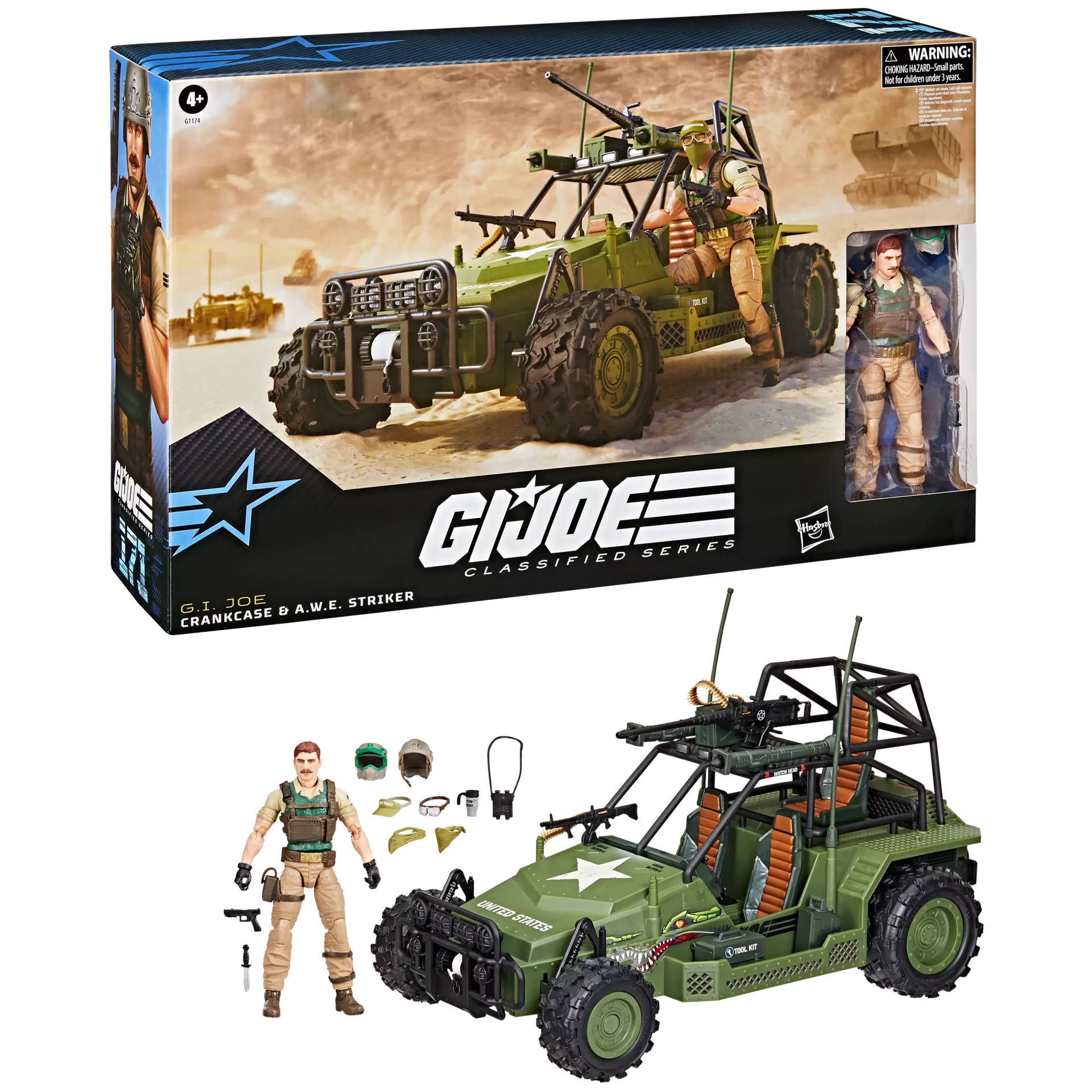 G.I. Joe Classified Series #171 Crankcase & A.W.E. Striker
