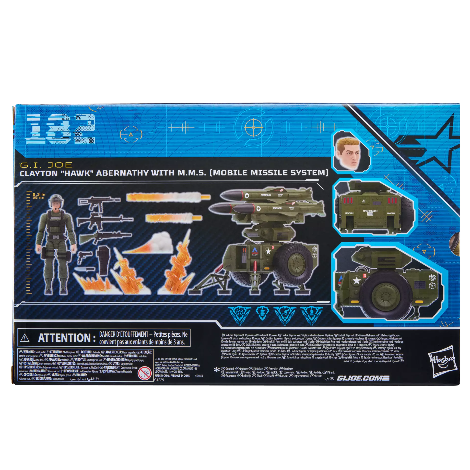 G.I. Joe Classified Series #182 Clayton “Hawk” Abernathy with M.M.S. (Mobile Missile System)