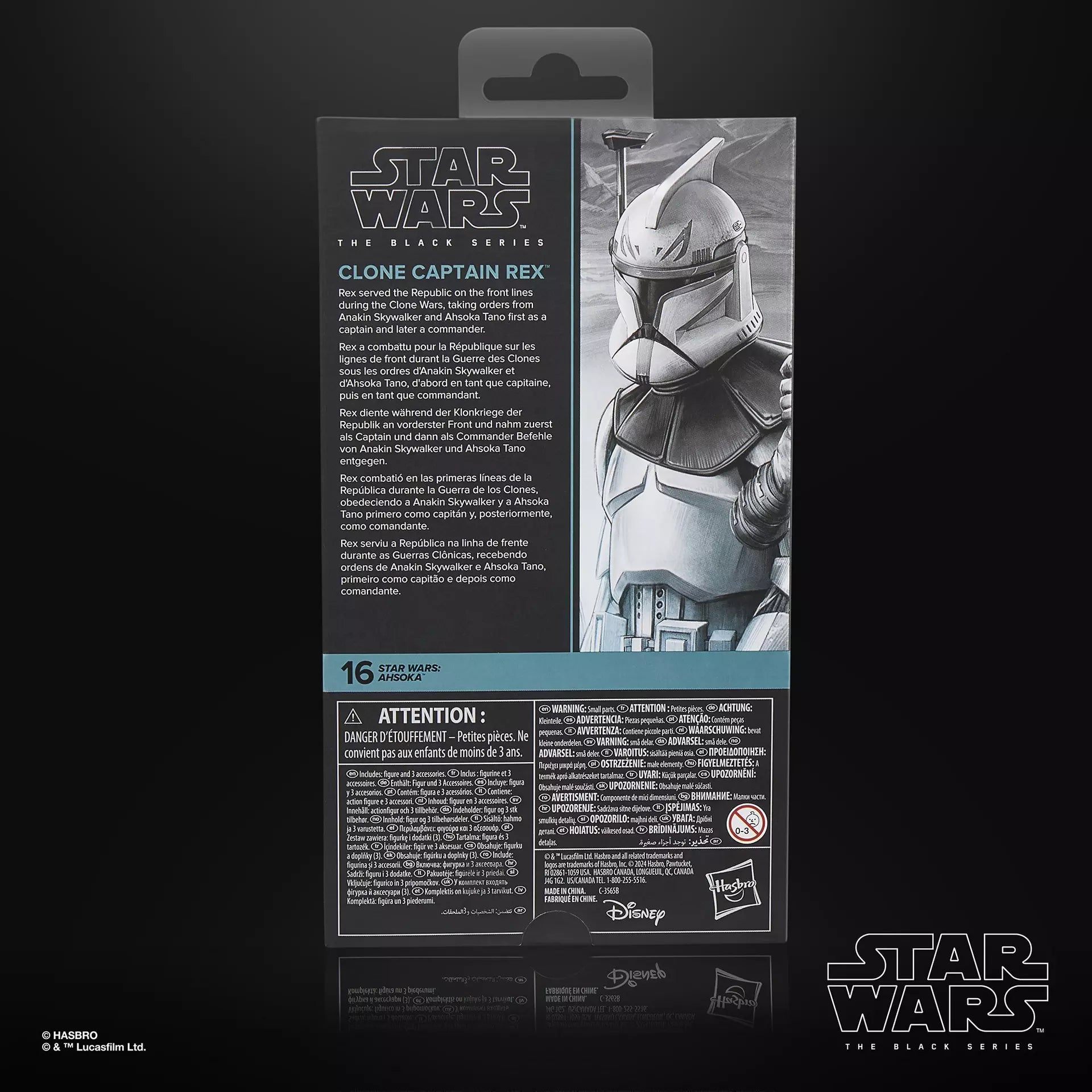 Star Wars The Black Series Clone Captain Rex Star Wars: Ahsoka Action Figure