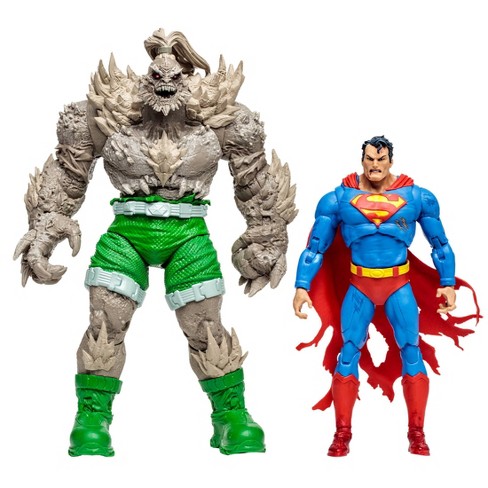 DC Comics Gold Label Collection Superman vs Doomsday Action Figure Set