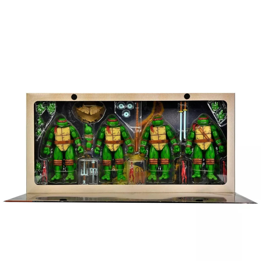 NECA Teenage Mutant Ninja Turtles Mirage Comics Action Figure Set 4pk