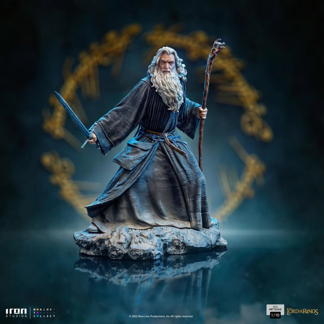 Gandalf The Lord of the Rings Art Scale 1/10 Statue By Iron Studio