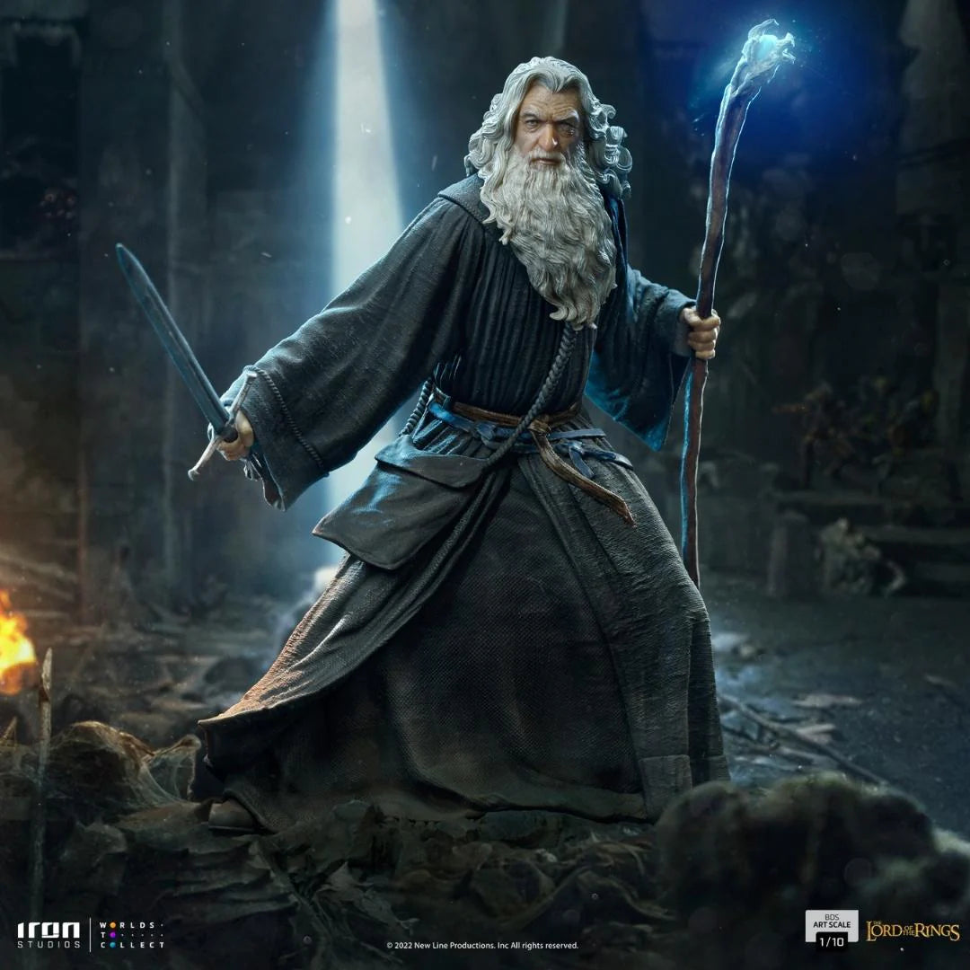 Gandalf The Lord of the Rings Art Scale 1/10 Statue By Iron Studio