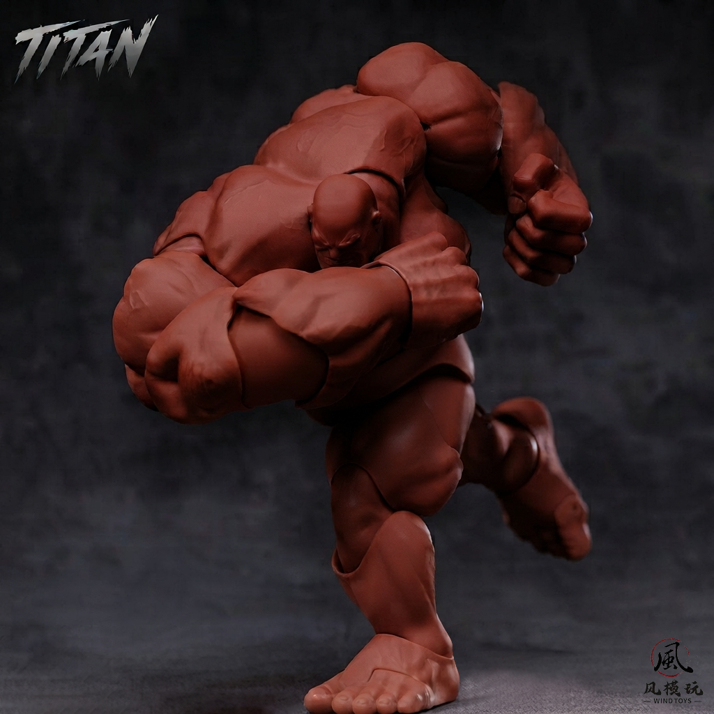 Titan 1/12 Super Action Muscle Body (Redskin) by WIND TOYS